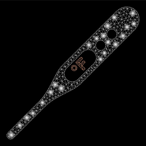 耀斑网体华氏温度计图片下载