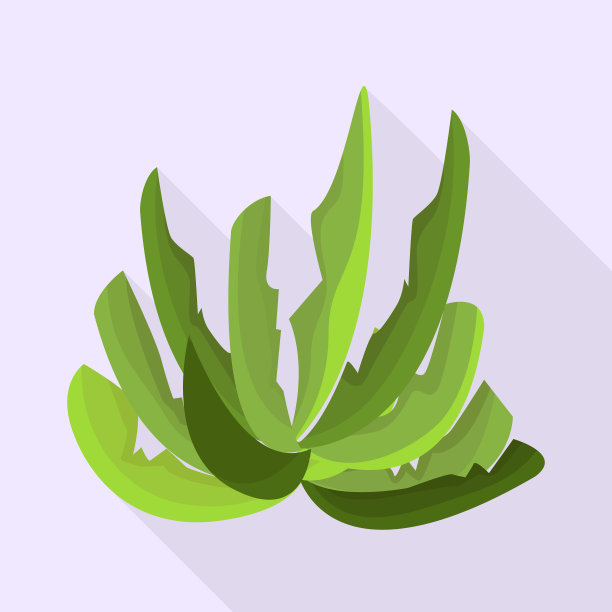 设计灌木和绿色标志设置灌木图片下载