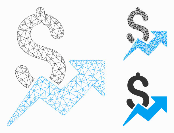 销售增长网骨架模型和图片下载