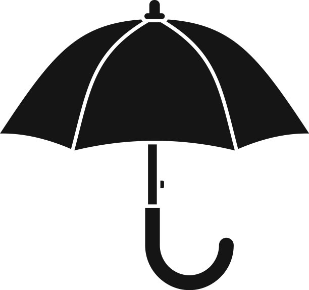 水伞图标简约风格图片下载