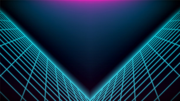 合成波背景复古的未来主义80年代风格图片下载