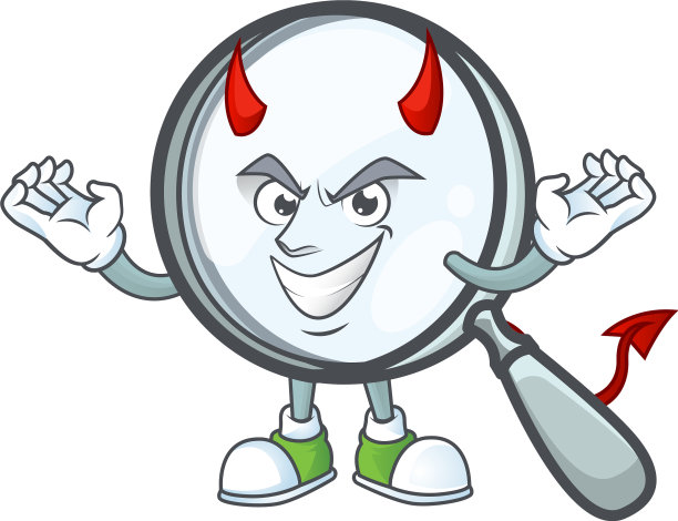 魔鬼银放大镜为研究工具图片下载