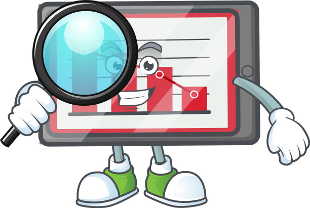 侦探下来图表水平表在卡通图片下载