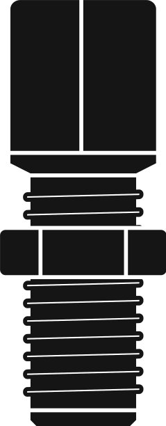 钢螺钉螺栓图标样式简单图片下载