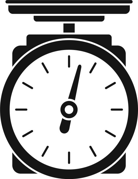 杂货店秤图标简单的风格图片下载