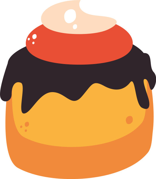 万圣节的美味新鲜纸杯蛋糕图片下载