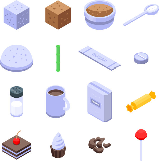 糖图标设置等距样式图片下载