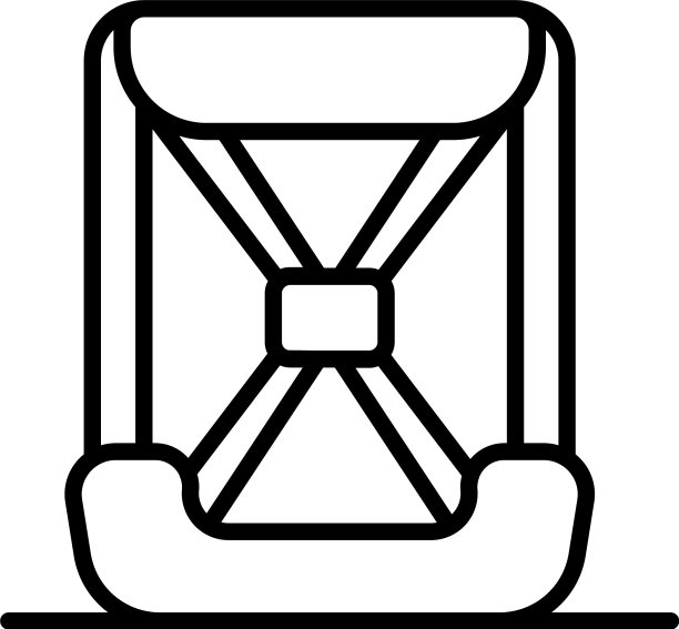 Bacar座位图标轮廓风格图片下载