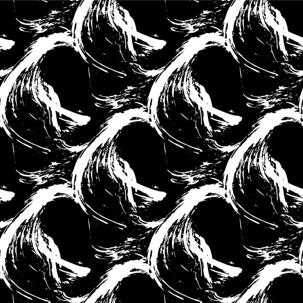 黑白无缝质量图案图片下载