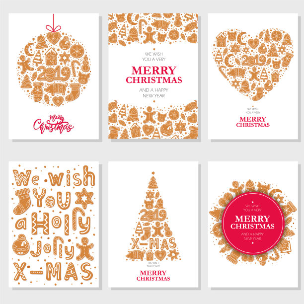 用姜饼做圣诞卡片图片下载