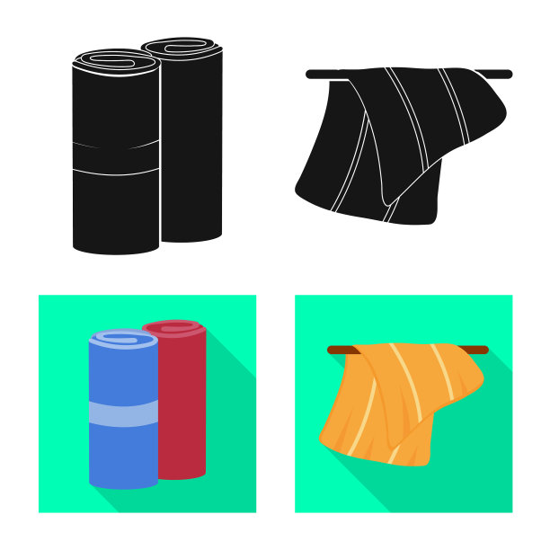 设计软而干净的标识集合图片下载