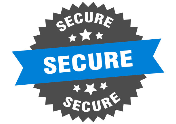 牢固的标志牢固的蓝黑圆形带标签图片下载