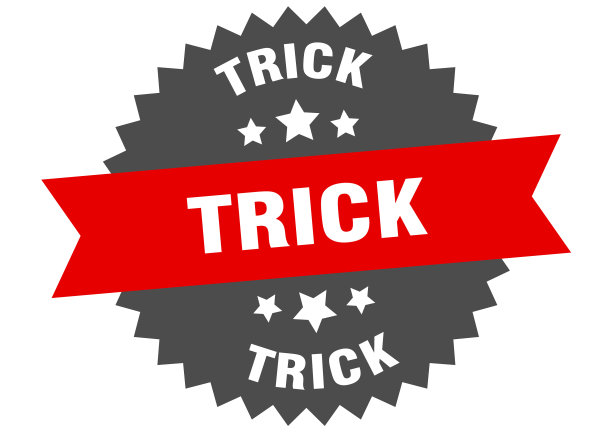 魔术符号魔术红黑圆形带标签图片下载