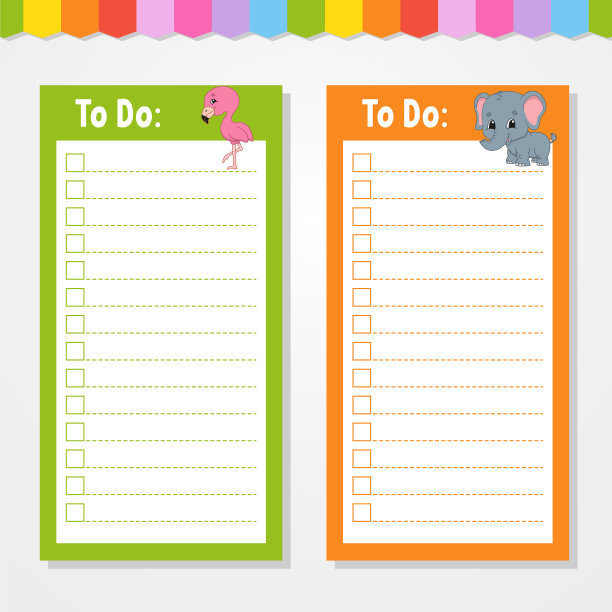 为做列表的孩子空模板隔离颜色图片下载