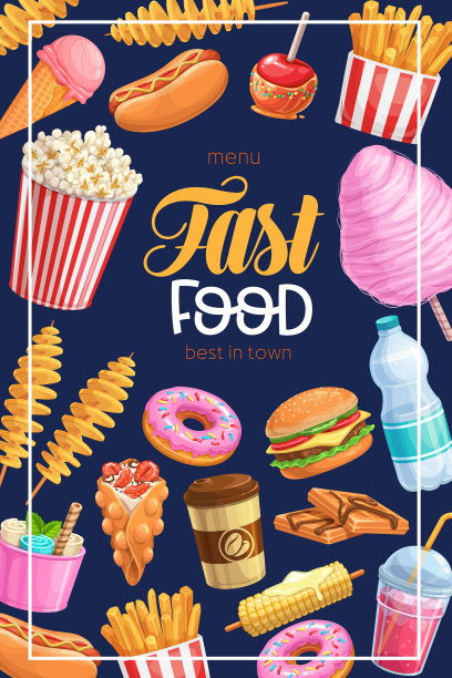 外卖，街头小吃横幅图片下载