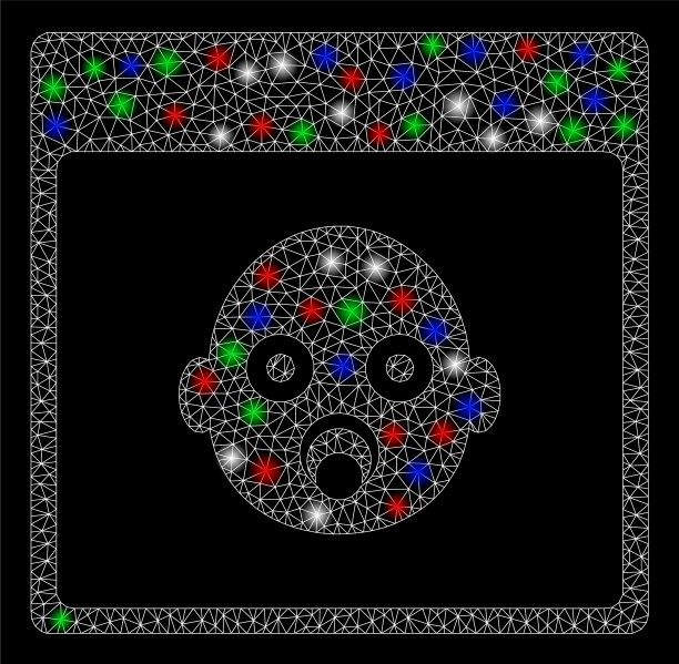 亮网网新生儿头日历页图片下载