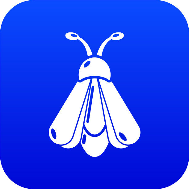 蝴蝶图标简单的黑色风格图片下载