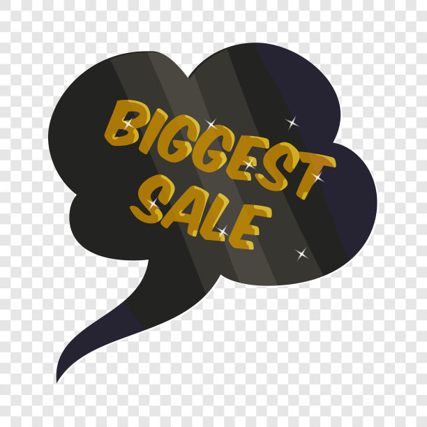 标签最大的销售图标卡通风格图片下载