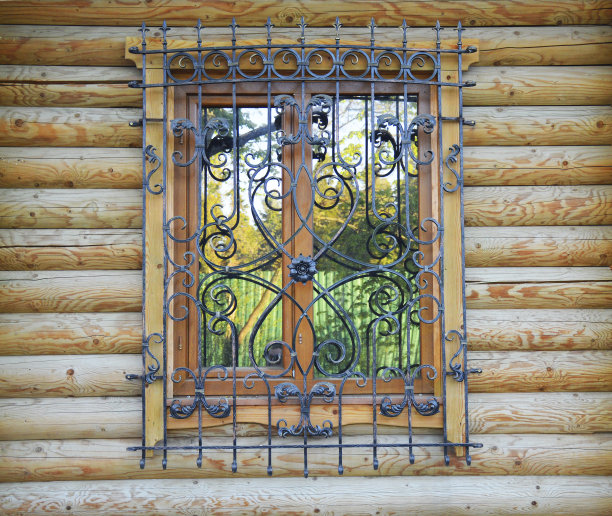 漂亮的锻造窗格栅图片下载