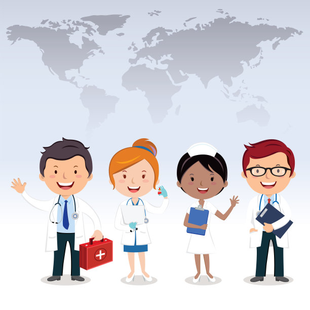 医疗小组素材图片