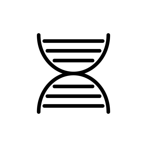 DNA图标矢量插图模板设计流行图片下载