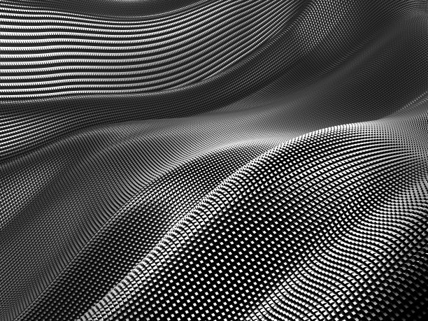 金属抽象波状液体背景图片下载