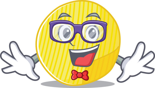 卡通人物极客薯片设计图片下载