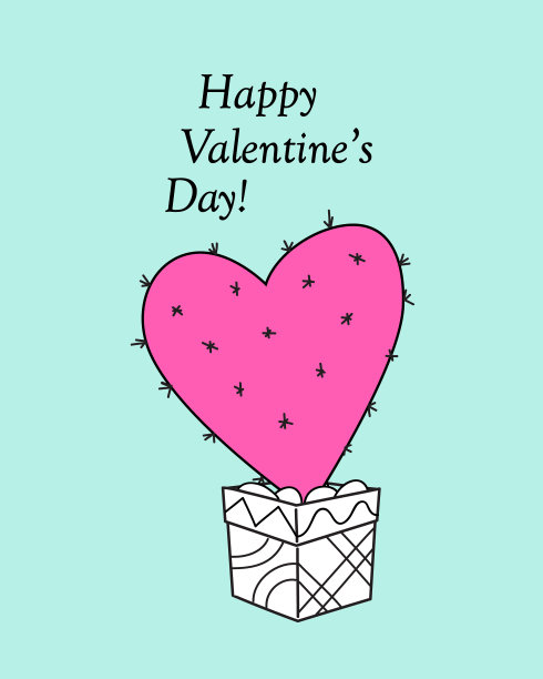 粉红色的仙人掌心在花盆里图片下载