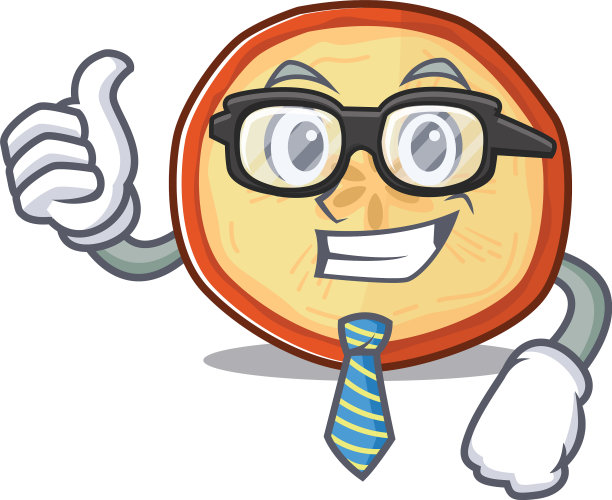 卡通人物商人苹果芯片图片下载