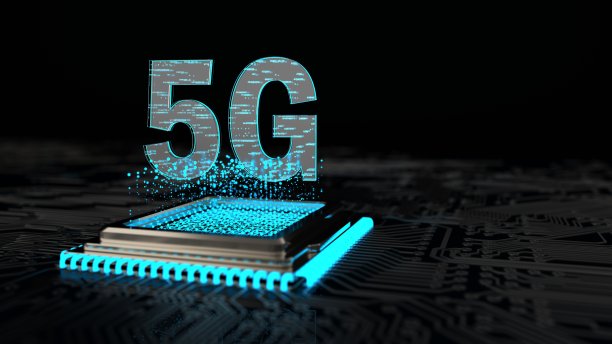 5G电路板硬件。3 d演示。图片下载