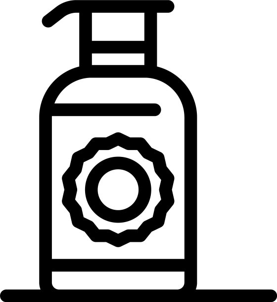 防紫外线霜图标轮廓风格图片下载