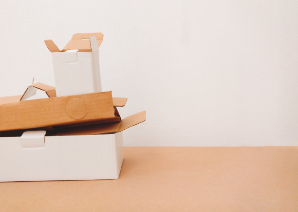 废纸和塑料的照片，用于回收的硬纸板堆，文本的copyspace。24、零废物理念，垃圾回收利用，垃圾分类。地球日图片下载