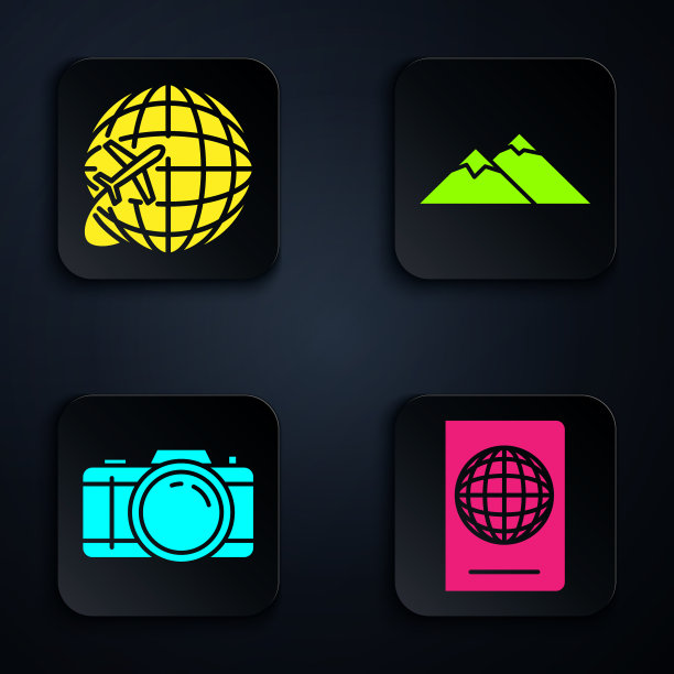 设置护照和生物数据地球仪图片下载