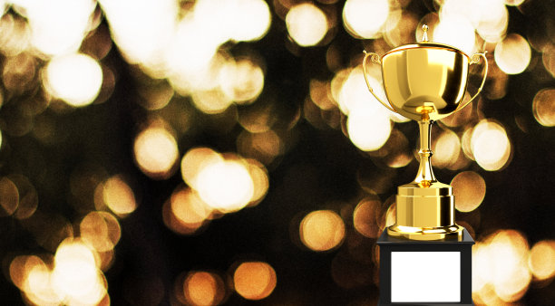 金杯冠军与Boken背景3D插图图片下载