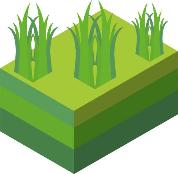 孤立等距草设计图片下载