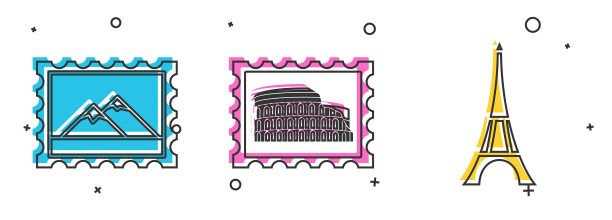 集邮资邮票和山资邮票图片下载