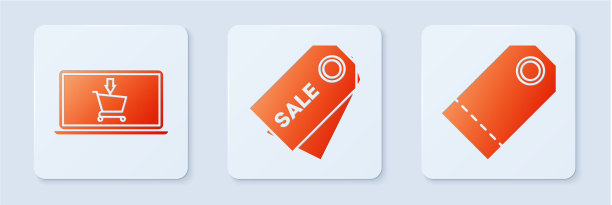 设置价格标签与铭文销售购物图片下载