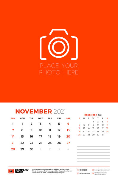 2021年11月的日历从周日开始图片下载