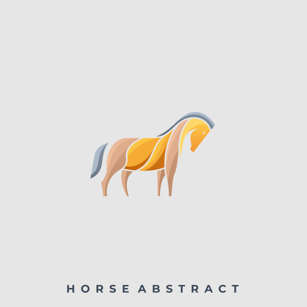 摘要马模板图片下载