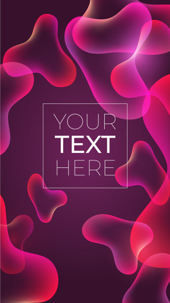 社交媒体横幅与抽象的色彩图片下载