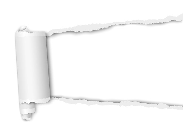 从右到左撕裂了一个细长的洞图片下载