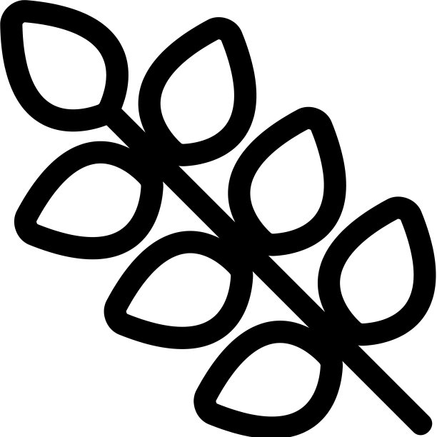 花图标孤立轮廓符号图片下载