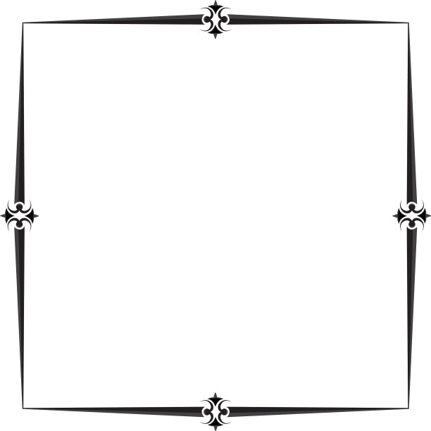 黑色边框剪辑艺术设计图像图片下载