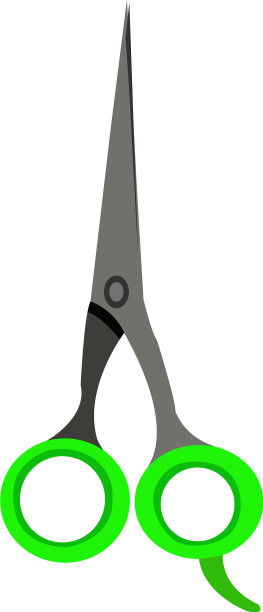 绿色剪刀和修剪艺术图片下载
