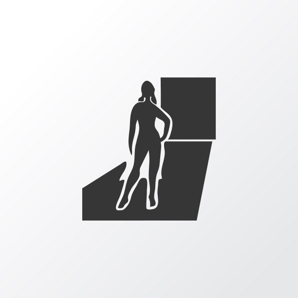 跑道图标象征优质孤立模型图片下载