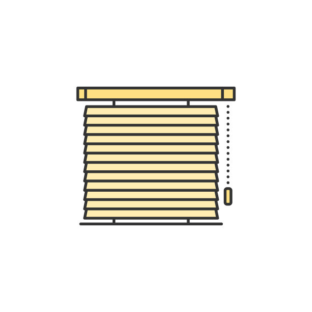 卧式百叶窗，百叶窗细线，浅色图片下载