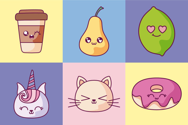 卡哇伊卡通图标设置内框图片下载