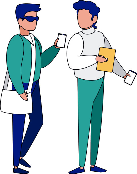 孤立的化身，手提电脑和智能手机的人图片下载