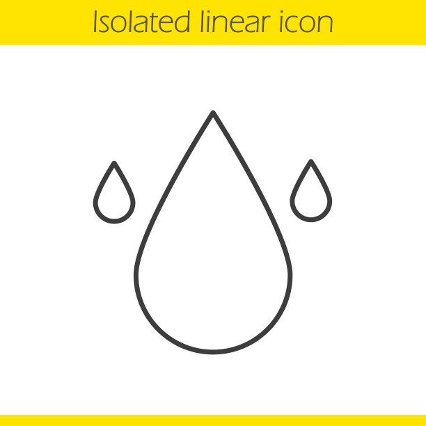 水资源线性图标图片下载