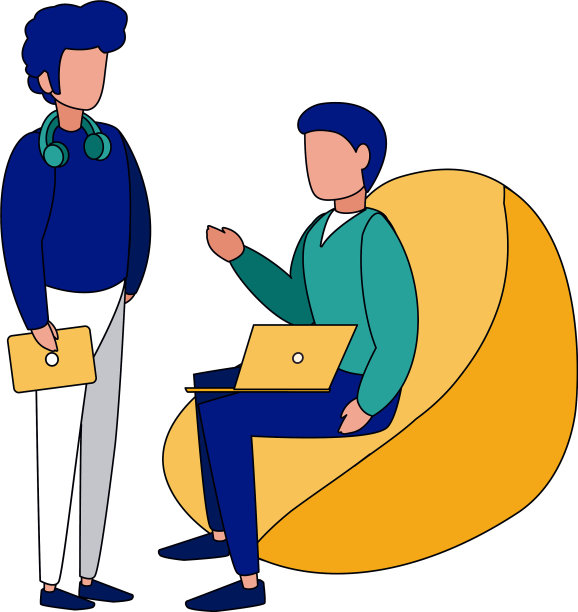 孤立的化身，带着笔记本电脑和耳机的人图片下载